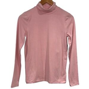 Gap turtleneck pink XS NEW stretch long sleeve soft